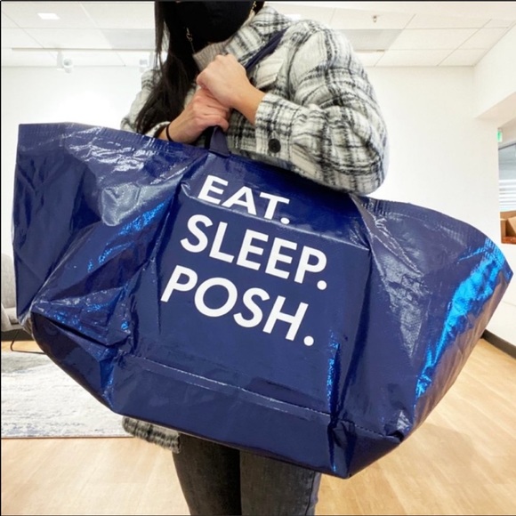 Poshmark Handbags - Oversized Double Handle Tote